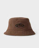 RUSTY Scream Reversible Bucket Hat -Black/Brown