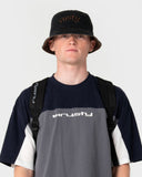 RUSTY Scream Reversible Bucket Hat -Black/Brown