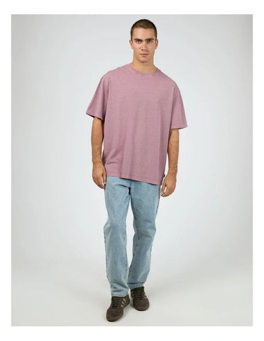 SILENT THEORY 40X0194 ESSENTIAL FIT TEE - Purple