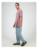 SILENT THEORY 40X0194 ESSENTIAL FIT TEE - Purple