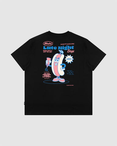 WNDRR Hot Dog Box Fit Tee - Black