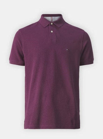 TOMMY HILFIGER MW0MW32346_VU0 IM 1985 Regular Fit Polo - Heritage Plum