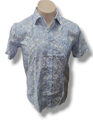 Bridgeport B2536 Luxe Cotton Stretch S/S Shirt - Blue
