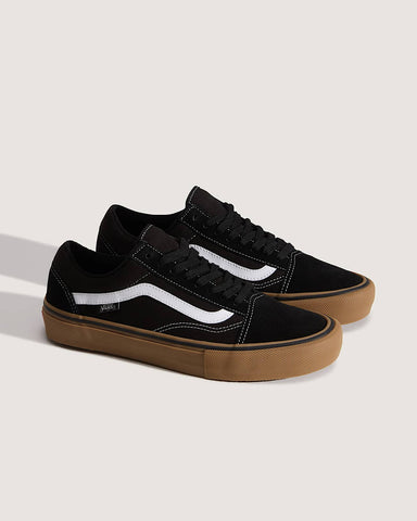VANS Skate Old Skool Shoes - Black/Gum/White