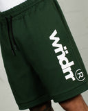 WNDRR OFFCUT TECH TRACKSHORT - Forest Green