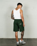 WNDRR OFFCUT TECH TRACKSHORT - Forest Green