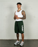 WNDRR OFFCUT TECH TRACKSHORT - Forest Green