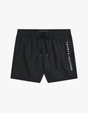 TOMMY HILFIGER UM0UM03258 Original Logo Mid Length Swim Shorts - Black