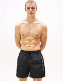 TOMMY HILFIGER UM0UM03258 Original Logo Mid Length Swim Shorts - Black