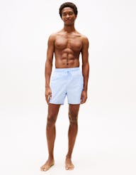 TOMMY HILFIGER UM0UM03258 Original Logo Mid Length Swim Shorts - Sweet Blue