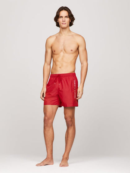 TOMMY HILFIGER UM0UM03258 Original Logo Mid Length Swim Shorts