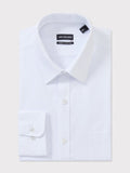 VAN HEUSEN VFLM81U_R Dobby Textured L/S Business Shirt - White