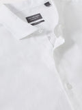 VAN HEUSEN VNS125Q_B Linen Blend Shirt - White