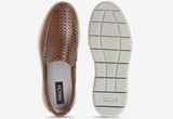 FERRACINI Valen Leather Slip On Loafer - Tan