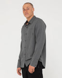 Rusty Overtone L/S Linen Shirt - Castlerock