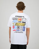 WNDRR SPONSORED BOX FIT TEE - White