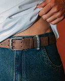 Rusty Cutback Belt - Dark Tan