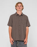 RUSTY Datsun Check S/S Shirt - Java