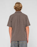RUSTY Datsun Check S/S Shirt - Java