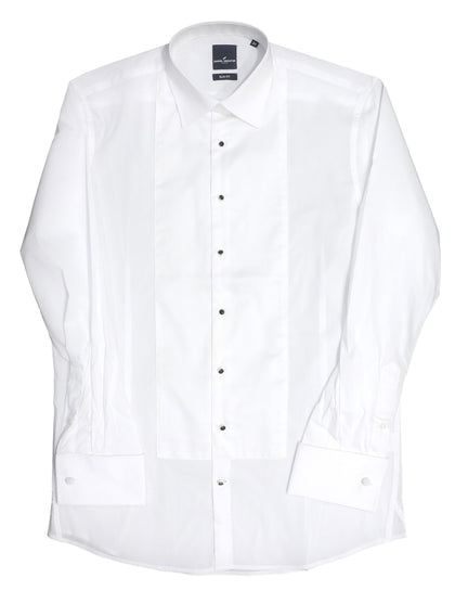 DANIEL HECHTER ST5WTR ROMEO DINNER SHIRT FRILL - White