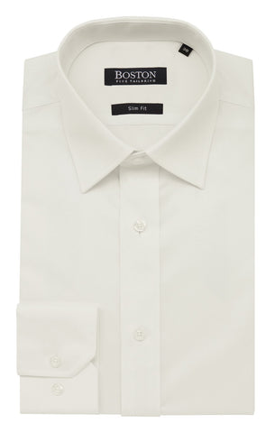 BOSTON ST5WT-28 Liberty Business L/S Shirt - Cream