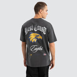 NXP x AFL West Coast Eagles Vintage Goth Tee - Pigment Asphalt