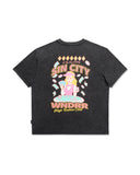 WNDRR Sin City Box Fit Tee - Washed Black