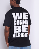 WNDRR MANTRA BOX FIT TEE - BLACK