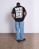 WNDRR MANTRA BOX FIT TEE - BLACK