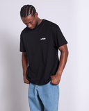 WNDRR MANTRA BOX FIT TEE - BLACK