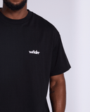 WNDRR MANTRA BOX FIT TEE - BLACK