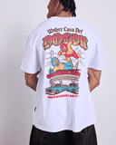 WNDRR Casa Del Dolar Box Fit Tee - White