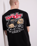 WNDRR RIPSHIFT BOX FIT TEE - BLACK