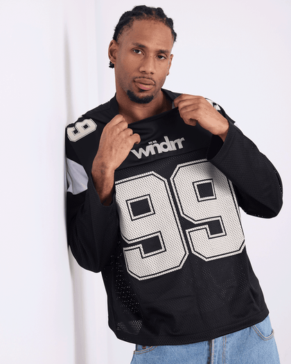 WNDRR Wayne Hockey Jersey - Black/White