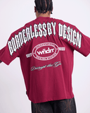 WNDRR RZN Heavy Weight Tee - Blood Red