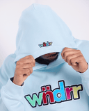 WNDRR Tint Box Fit Hoodie - Baby Blue