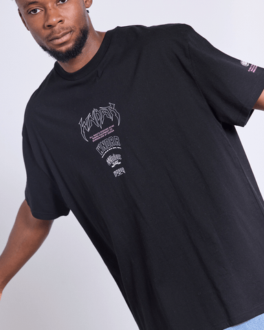 WNDRR OVERPOWER BOX FIT TEE - Black