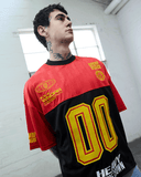 WNDRR Dynasty Quarterback Jersey - Red/Black