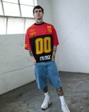 WNDRR Dynasty Quarterback Jersey - Red/Black