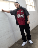 WNDRR Kickoff Football Jersey - Black/Red