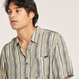 WRANGLER GARAGELAND 902601 SHIRT - Fern Stripe