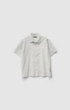 XL OXFORD SCRIPT SS SHIRT - True White/Black