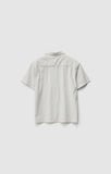 XL OXFORD SCRIPT SS SHIRT - True White/Black