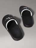 CALVIN KLEIN Logo Slides - BLACK/BRIGHT WHITE