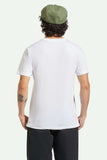 BRIXTON Fender Volume S/S Pocket Tee - White