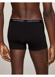 TOMMY HILFIGER 1U87903842 3 Pack Stretch Cotton Trunk – Black