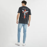 KISS CHACEY Archangel Relaxed T-Shirt Mineral Black