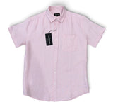 MECHMOTO 2602SS205 S/S Linen Shirt- Pink