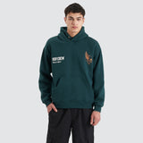 NENA AND PASADENA Corbusian Heavy Box Fit Hoodie - Bull Pine