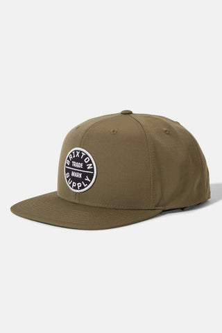 BRIXTON Oath III Snapback - Ivy Green Ripstop
